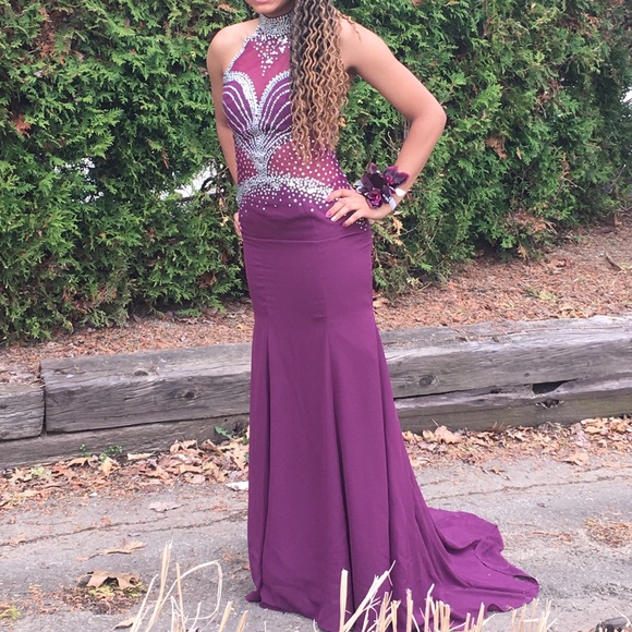 Grape Purple Prom Dresses